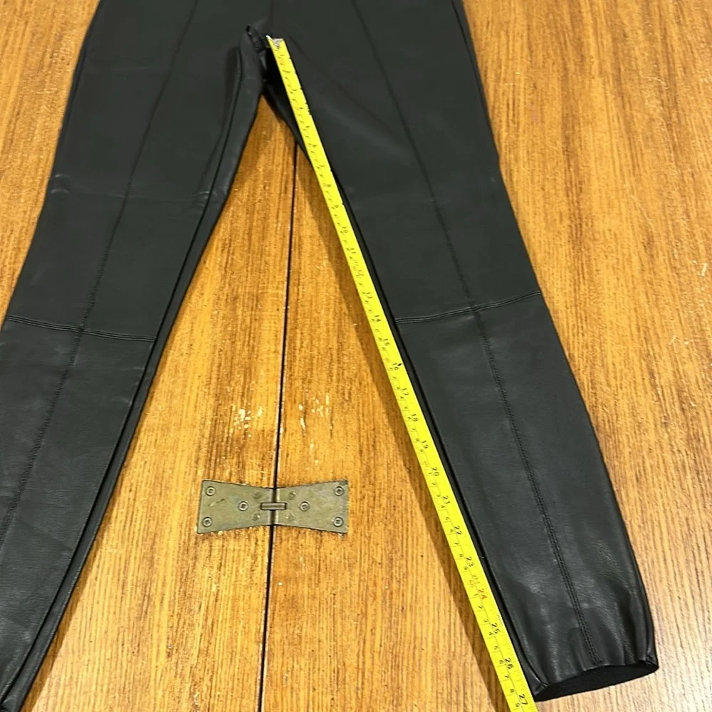 TOPSHOP Faux Leather Pants Size 2 - Picture 7 of 7